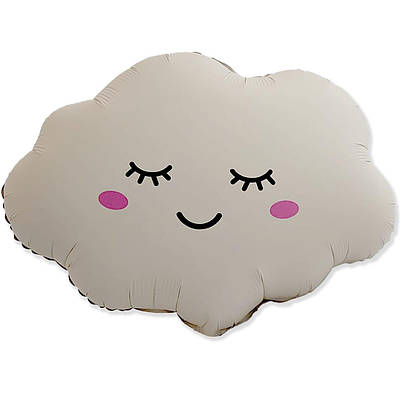 FlexMetal Фігура Хмари кремового кольору Matte Creamy Latte Фольгована куля — В УП MrShar