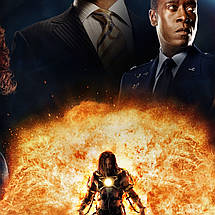Плакат "Залізна людина 2, Iron Man 2 (2008)", 60×43см, фото 3