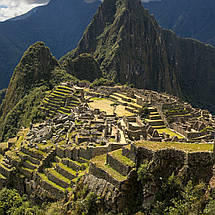Плакат "Перу, панорама Мачу-Пікчу, Machu Picchu", 43×60см, фото 2