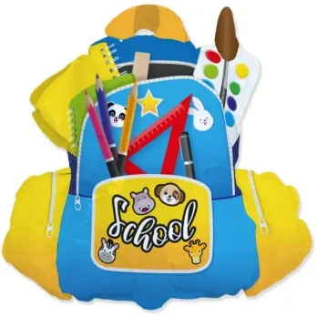 FlexMetal Фігура Шкільний рюкзак Фольгована куля — В УП MrShar, фото 1