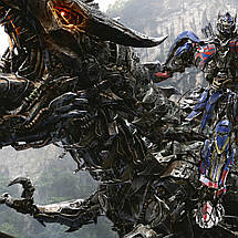 Плакат "Трансформери 4, Оптимус та динобот Гримлок, Transformers 4 (2014)", 60×43см, фото 3
