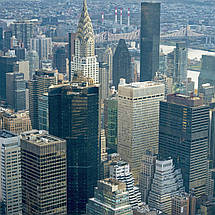 Плакат "Нью-Йорк, вид з висоти, New York", 40×60см, фото 3