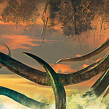 Плакат "Пробудження Ктулху, Лавкрафт, Ktulhu, Lovecraft", 60×209см, фото 2