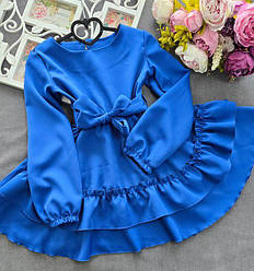 Сукня ошатна для дівчинки, волани Мілана| розміри 98 по 164