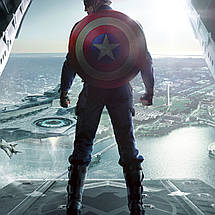 Плакат "Капітан Америка у люка літака, Captain America", 60×43см, фото 3