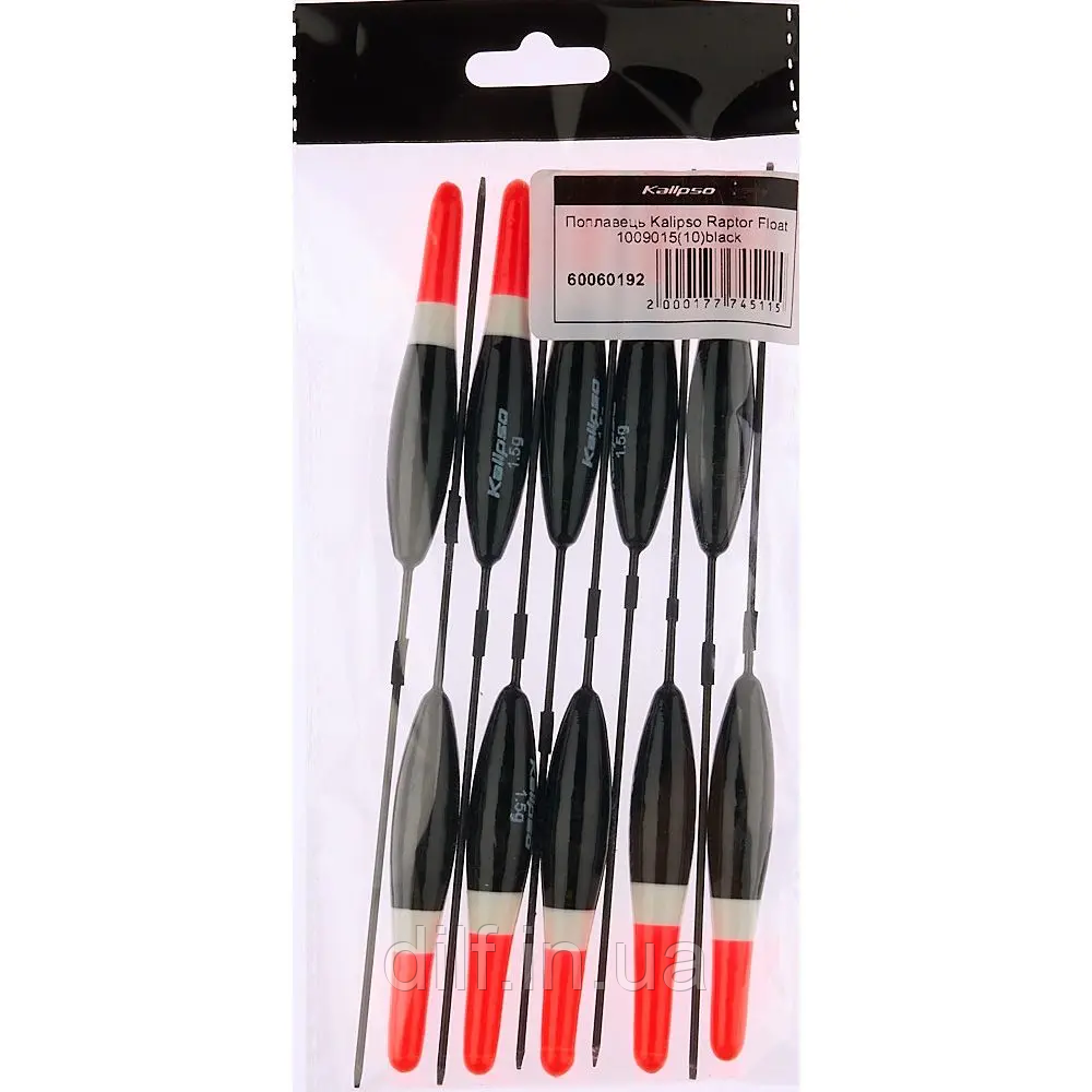 Поплавець Kalipso Raptor Float 1009015 (10 шт) 1.5г, фото 1