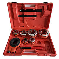 Набір плашок 6 шт. для нарізування різі 1/2", 3/4", 1 1/4", 1 1/2" і 2" GTS 78006, ручні клеппи