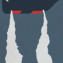 Плакат "Той, хто біжить по лезу, Blade Runner (1982)", 60×43см, фото 2