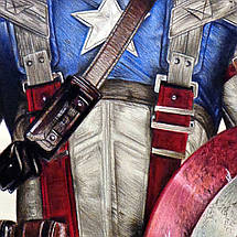 Плакат "Капітан Америка, Captain America", 60×43см, фото 3