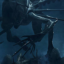 Плакат "Штурмовик і Королева ксеноморфів, Зоряні Війни, Чужі, Star Wars vs Aliens", 40×60см, фото 3