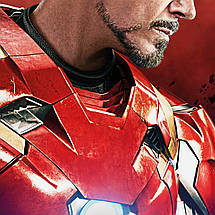Плакат "Тоні Старк у костюмі зі знятим шоломом, Iron Man", 60×43см, фото 3