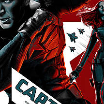 Плакат "Перший месник: Друга війна, Captain America: The Winter Soldier (2014)", 60×41см, фото 3
