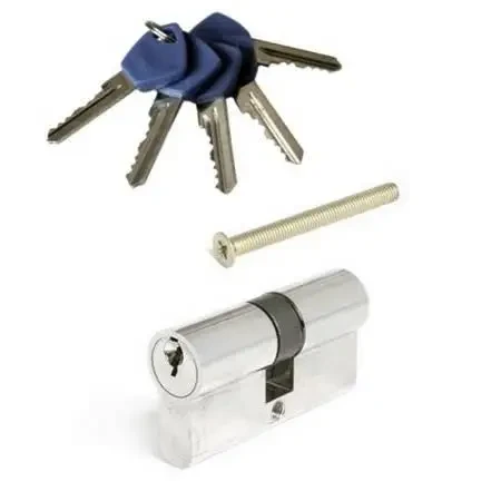 Циліндровий механізм APECS EC-60-NI нікель 5 англійських ключів