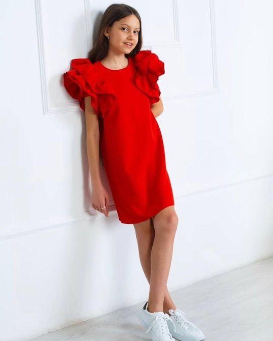 Сукня для дівчинки літня Роза | 116 по 164р.