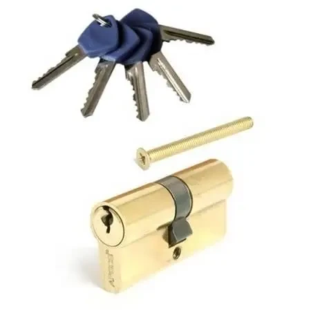 Циліндровий механізм APECS EC-70-G жовтий 5 англійських ключів