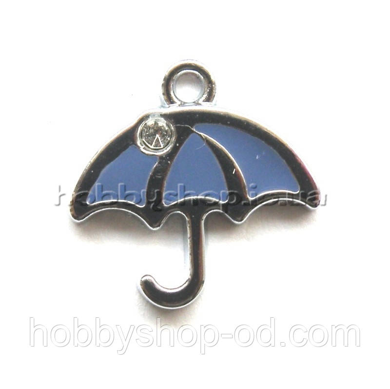 Підвіска з емаллю Парасолька (1,6*1,6 см), фото 1
