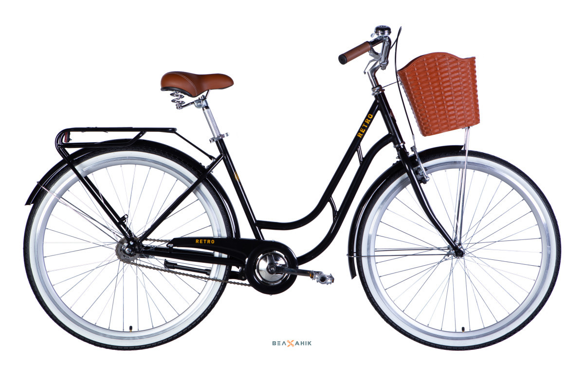 Велосипед 28" Dorozhnik RETRO Velosteel (рама 19") ST чорний