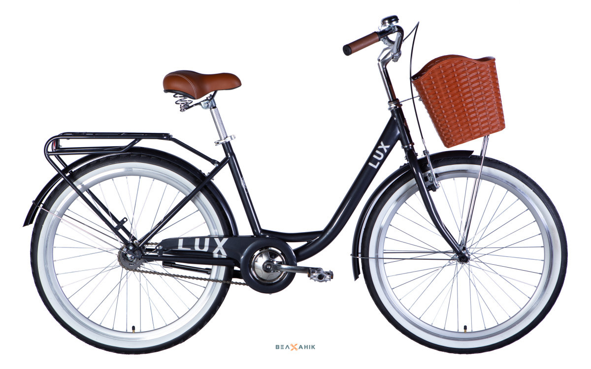 Велосипед 26" Dorozhnik LUX Velosteel (рама 17") ST темно-сiрий