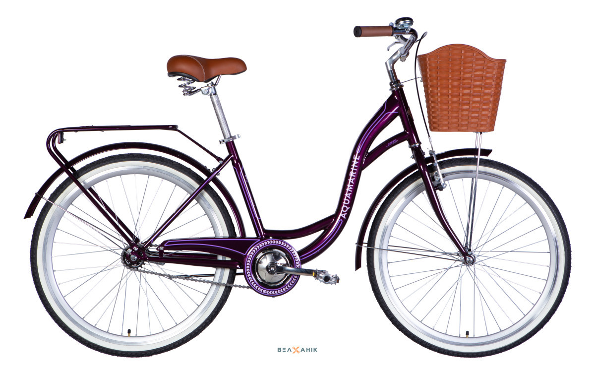 Велосипед 26" Dorozhnik AQUAMARINE BH (рама 17") ST темно-фіолетовий