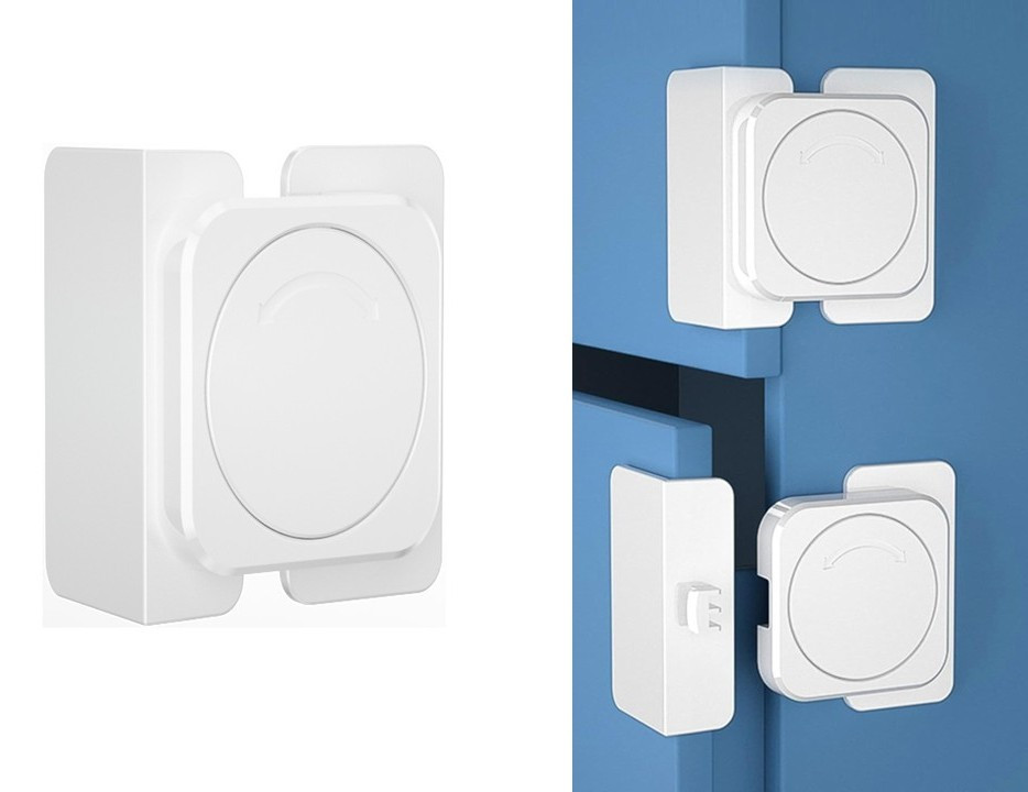 Блокувальник дитячий замок безпеки для меблів Baby Safety Locks кутовий, фото 1