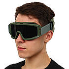 🔥 Тактична маска-окуляри "Балистика" (Олива) з поляризацією, стрілецькі, балістичні, військові, фото 6