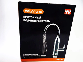 Проточний водонагрівач з індикатором температури з нижнім під'єднанням RX 012-1 (24)
