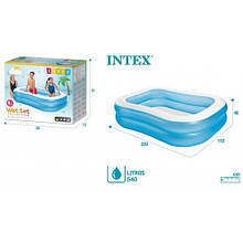 Басейн INTEX надувний 57180 540л. в коробці р.203х152х48 см