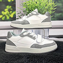 Кросівки жіночі Swin-shoes білі з сірим демісезонні 4795, фото 2