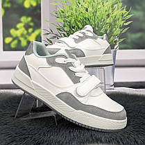 Кросівки жіночі Swin-shoes білі з сірим демісезонні 4795, фото 3