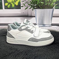 Кросівки жіночі Swin-shoes білі з сірим демісезонні 4795, фото 5