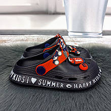 Крокси сабо дитячі для хлопчика темно-сині пінка Gipanis 1715_3