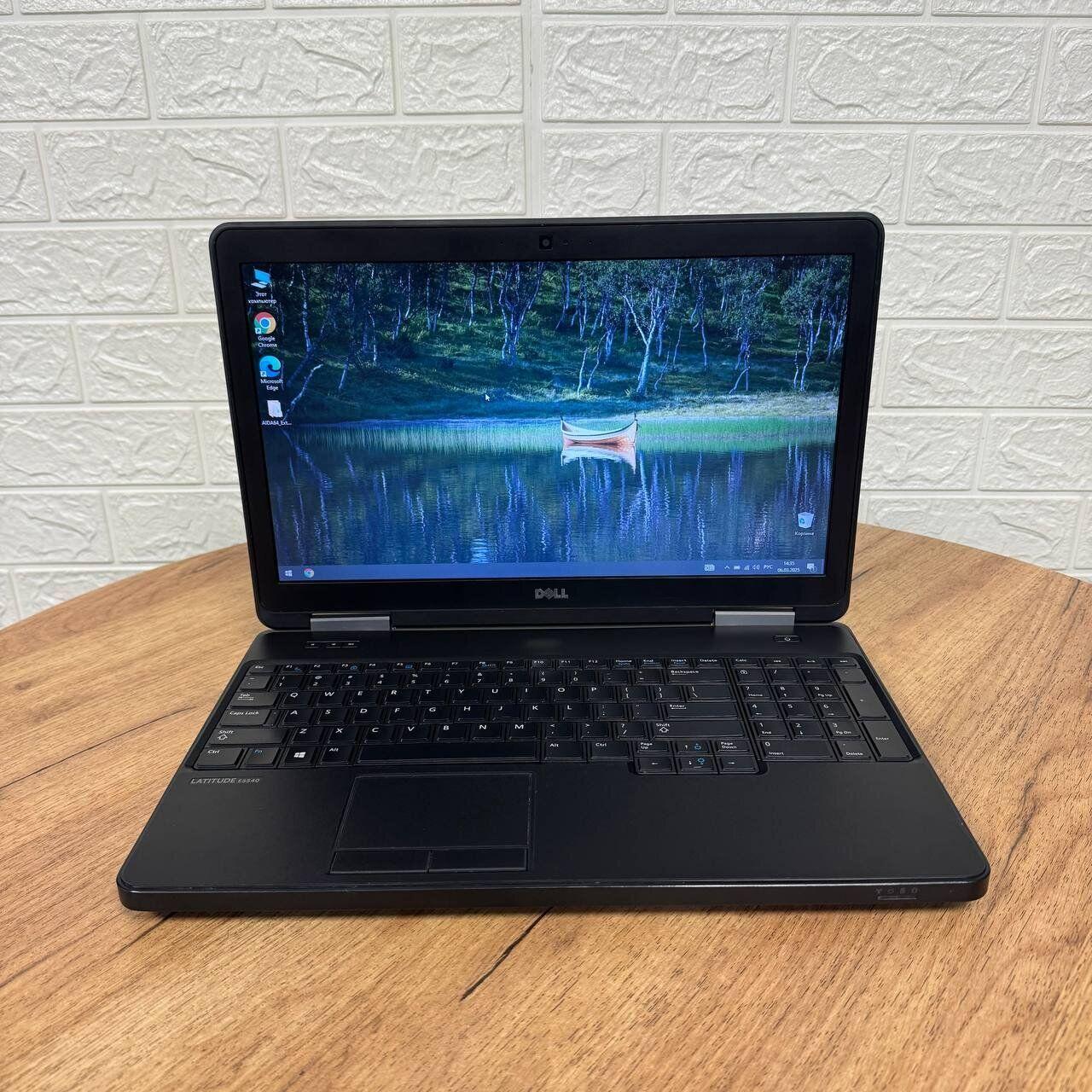 Б/в Ноутбук Б-клас Dell Latitude E5540 15.6" 1366x768| Core i5-4200U| 8 GB RAM| 256 GB SSD| HD 4400