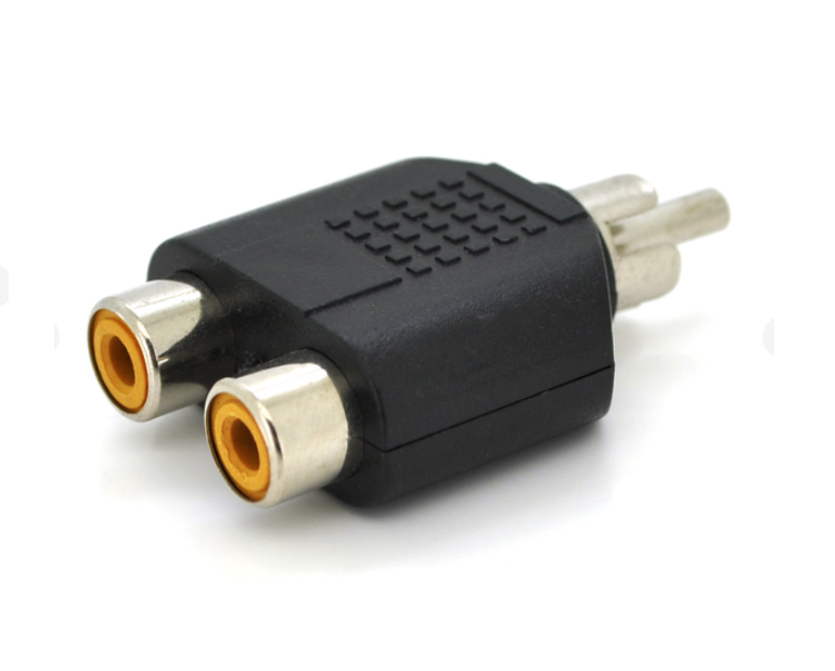 Перехідник SKY SOUND RCS-012 (1RCA F - 2RCA M)