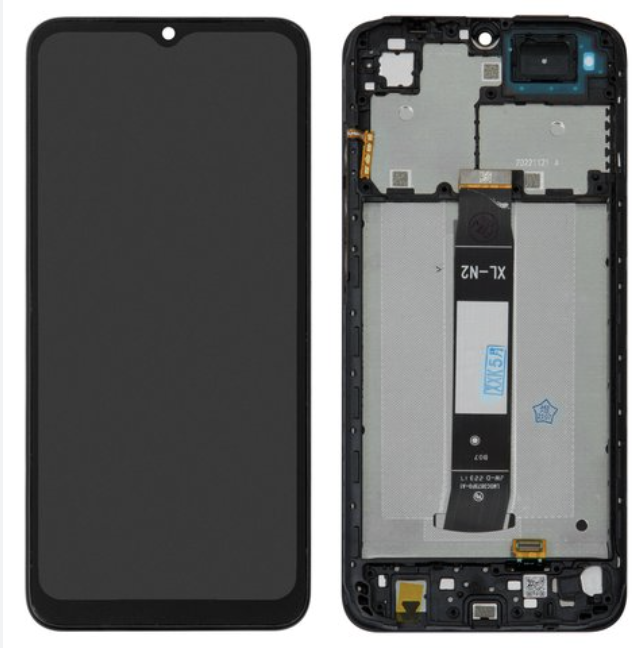 Дисплей (екран) для Xiaomi Redmi A1/A1 Plus/A2/A2 Plus/Poco C50/C51 + touchscreen, чорний, оригінал (транспорт) з