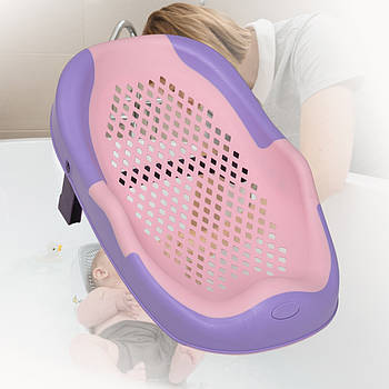 Дитяча пластикова гірка для купання 55-30-23 см EL Camino ME 1107 Pink Рожевий