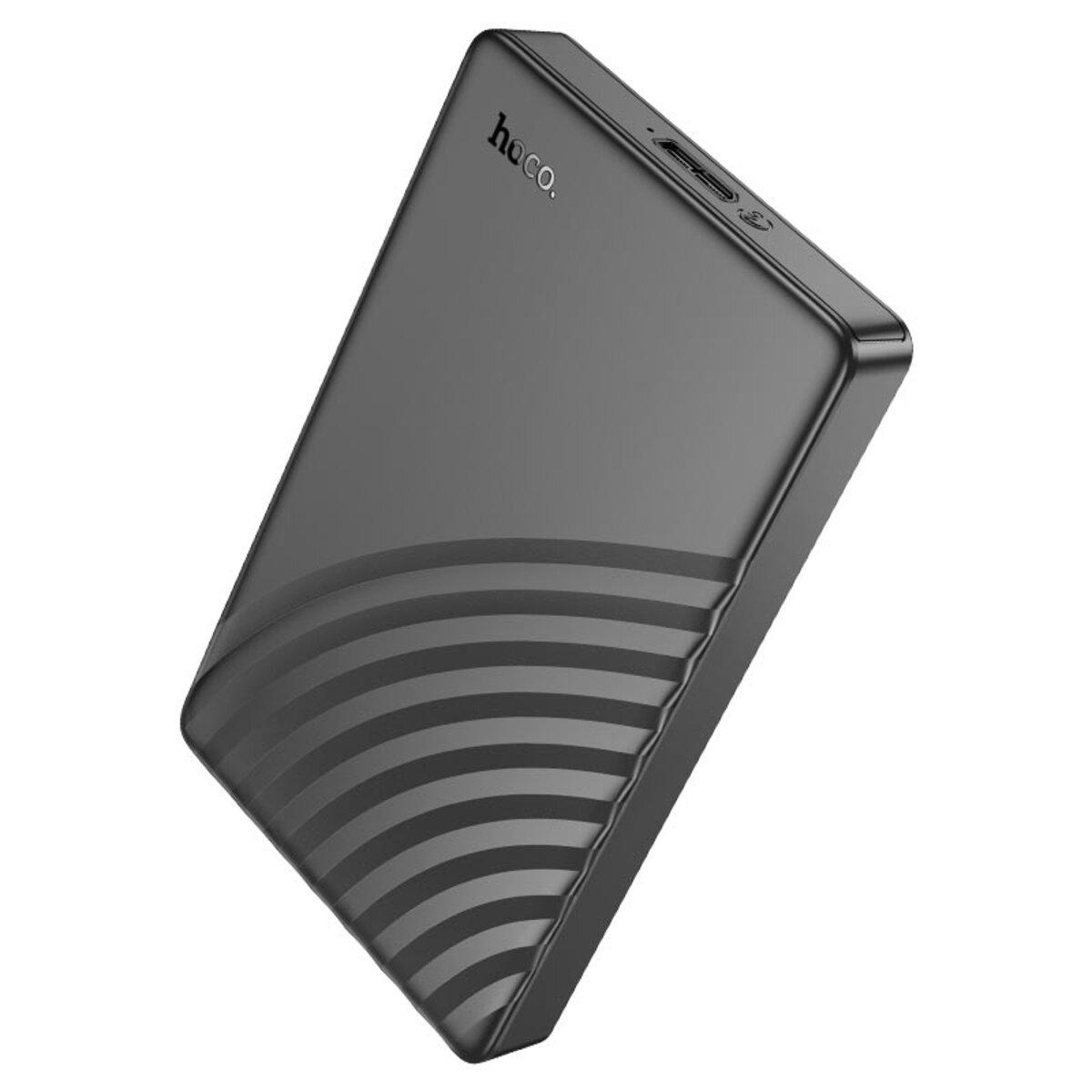 Зовнішня кишеня для накопичувача HOCO HB46 USB3.0 2.5-inch SATA hard drive enclosure Black
