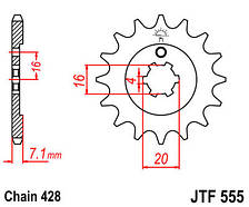 Зірка передня JT JTF555.14