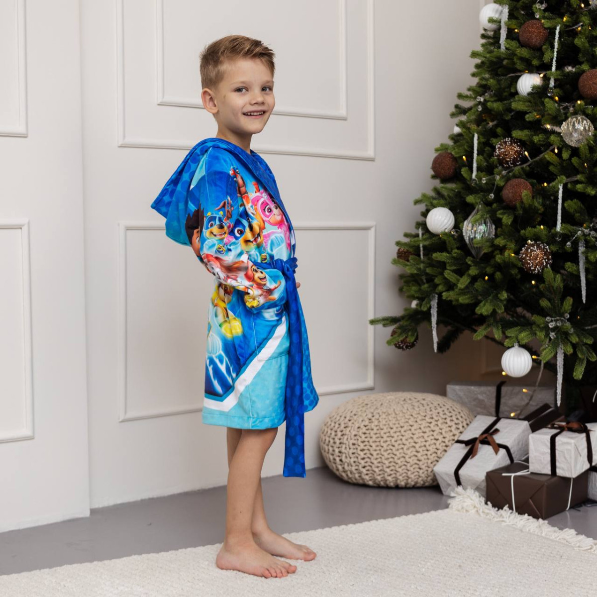 Халат дитячий з плюшевого велюру Paw Patrol 18147 98-104 см ly
