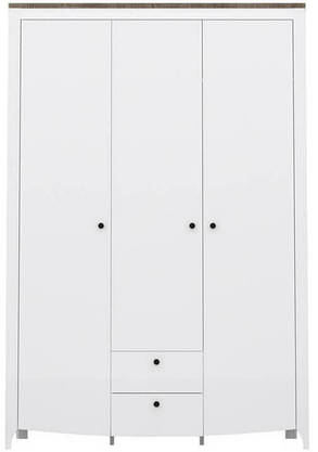 Шафа Каріна SZF3D2S 2200х1480х590мм німфея альба + дуб сонома трюфель Гербор, фото 1