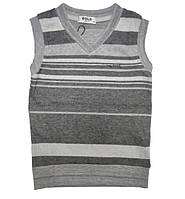 Жилет трикотажний для хлопчика BOLD 7909 розмір 116, світло-сірий