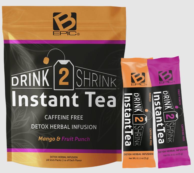 Продукт клітинного живлення BEPIC Drink2Shrink Instant Tea 28 стиків (14/14 )