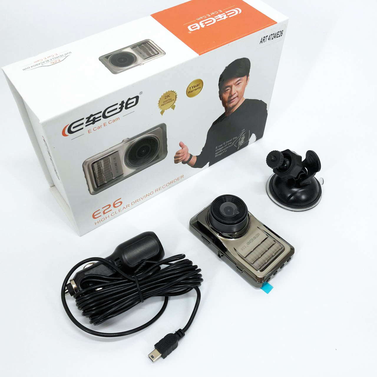 Реєстратор з камерою на машину DVR E26 1080p, Автомобільний відеореєстратор Full EC-830 HD, Автореєстратор