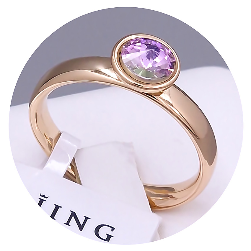 Каблучка XР. Позолота 18К. Камені: Swarovski. Є: 18р роз'єм