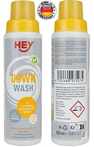 Засіб для прання пухових речей Hey-Sport Daunen Wash | 250 мл | Ефективне очищення, відновлення, збереження теплоізоляції
