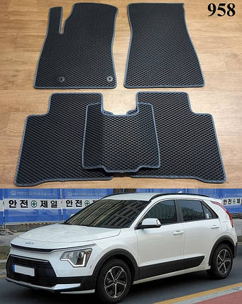 Килимки ЕВА в салон Kia Niro '22- (SG2), фото 1