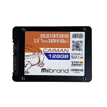 Накопичувач SSD 2.5" 128GB Mibrand Caiman Standard швидкісний (SA400S37/480G)