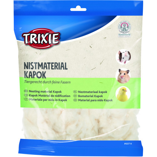 Гніздовий матеріал для гризунів Trixie Кapok кремовий, 100 г (*)