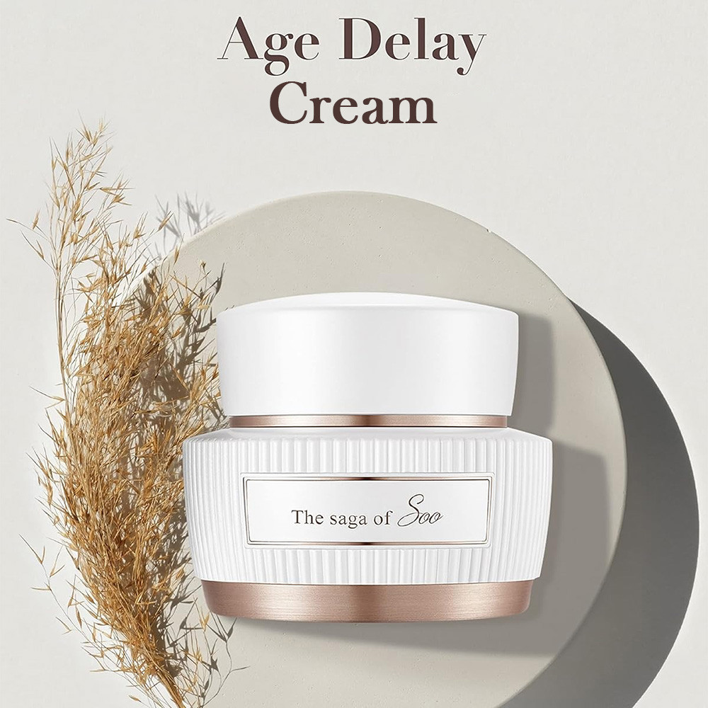 Крем для чутливої шкіри з екстрактом гірського женьшеню The Saga of Soo Botanical Energy Age Delay Cream 60 ml