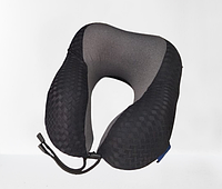 Подушка дорожня з Релакс ефектом пам'яттю Memory Foam ортопедична подушка для подорожей 30*26 см