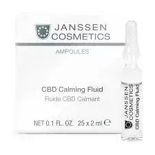 Заспокійливий концентрат ампульний для обличчя Janessene Cosmetics CBD Calming Fluid 25*2мл